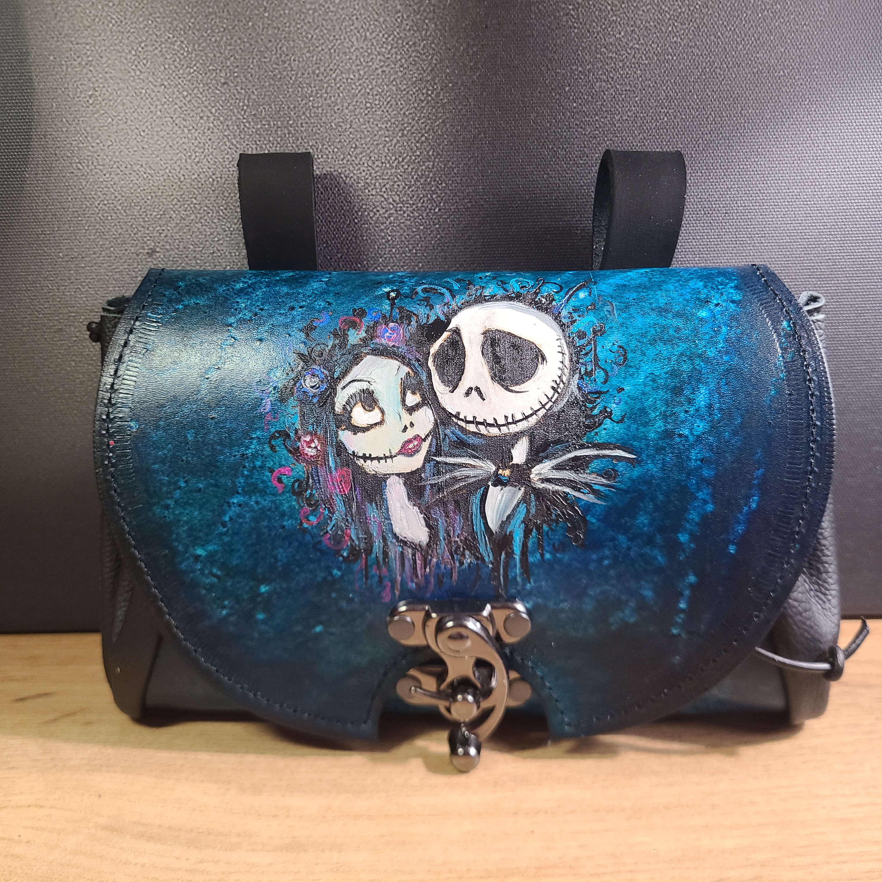 Exklusive Leder Gürteltasche Jack und Sally NBC