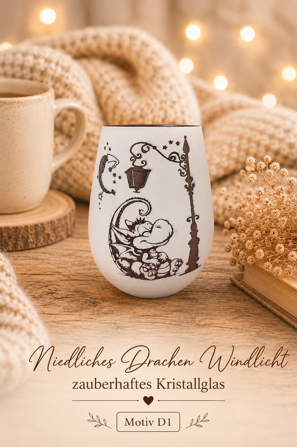Personalisiertes Drachen Windlicht – Dragon Lantern Engraved, Fantasy Gift 1 - Luna et Sol - Personalisiertes Drachen Windlicht Personalisiertes Drachen Windlicht – Dragon Lantern Engraved, Fantasy Gift