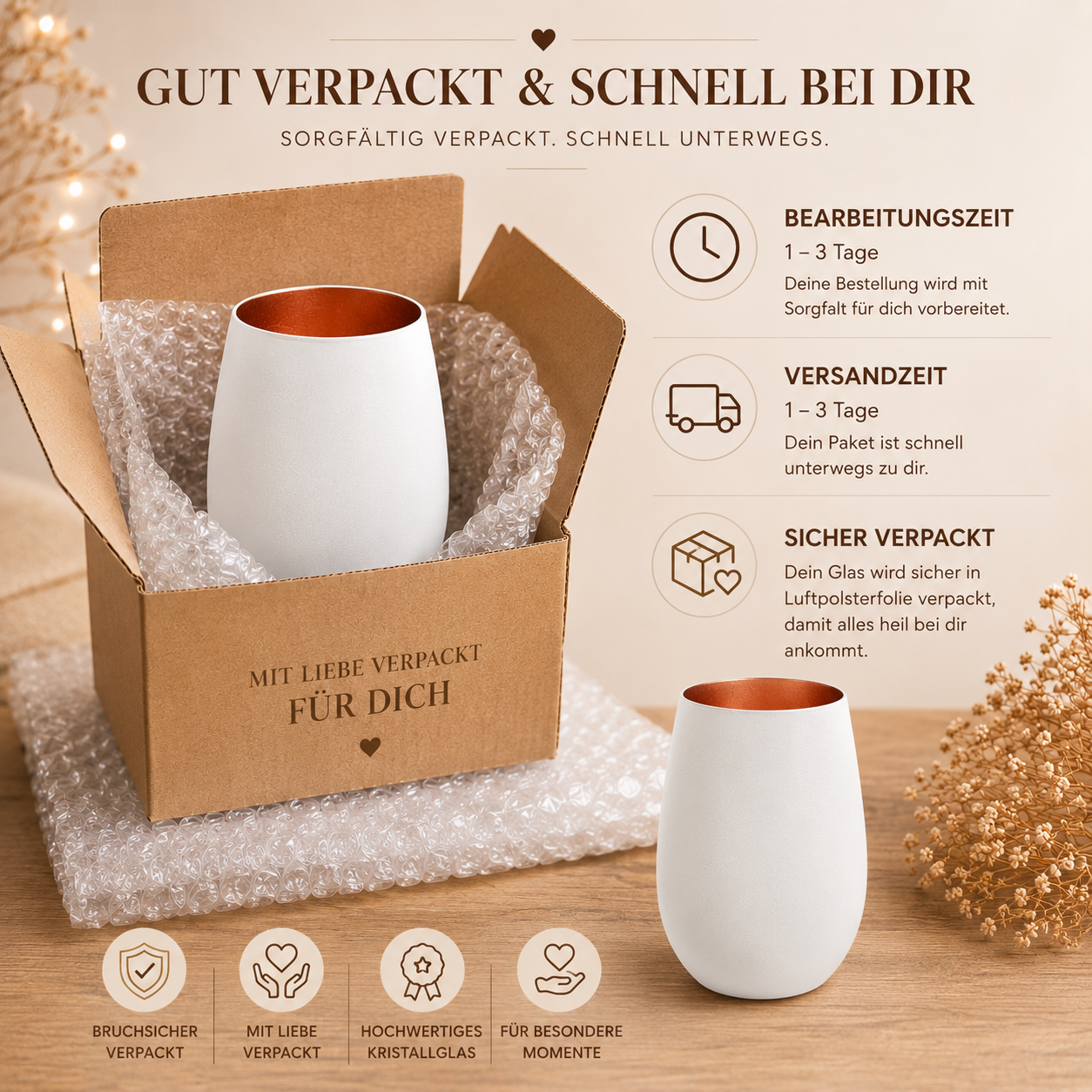 niedliches Couple Windlicht mit zwei Hasen 2 - Luna et Sol - Couple Windlicht mit zwei Hasen niedliches Couple Windlicht mit zwei Hasen – Bild 2